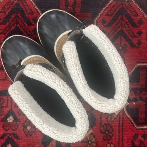 SOREL Yoot Pac Kids / Insulated Waterproof Snow Boots Tan - Picture 5 of 8